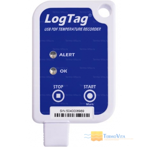 Термоиндикатор регистрирующий ЛогТэг ЮТРИКС-16 (LogTag USRIC-8) однократного запуска, с поверкой